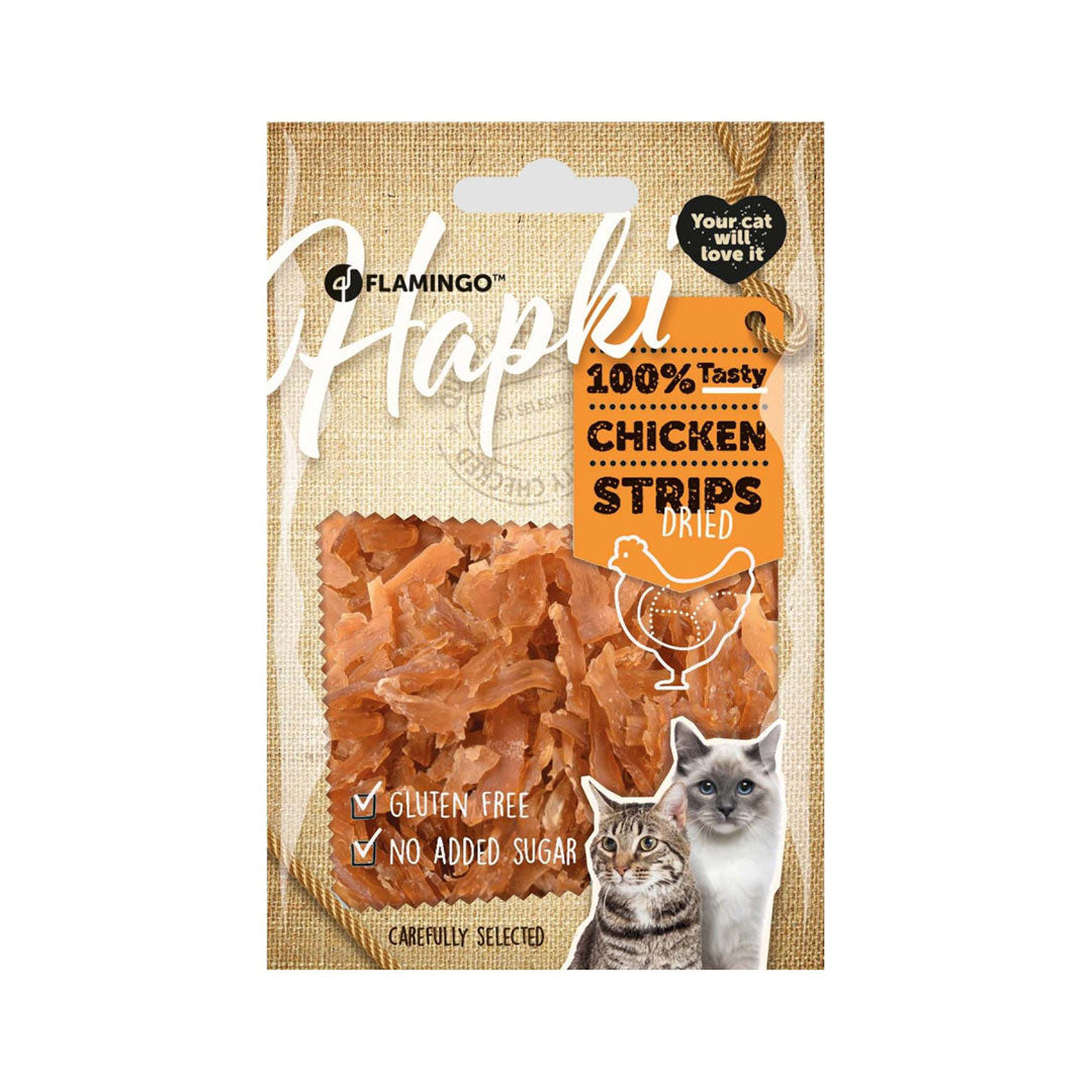 فلامینگو هاپکی مرغ نواری گربه 50 گرم