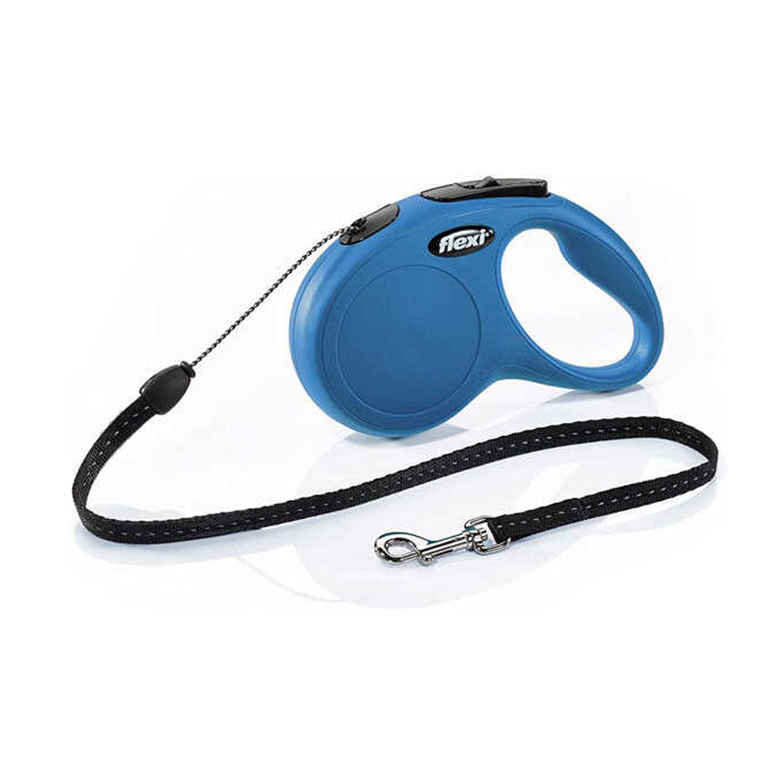 Flexi New Classic Automatic Blue Dog Walking Leash M 5Mt