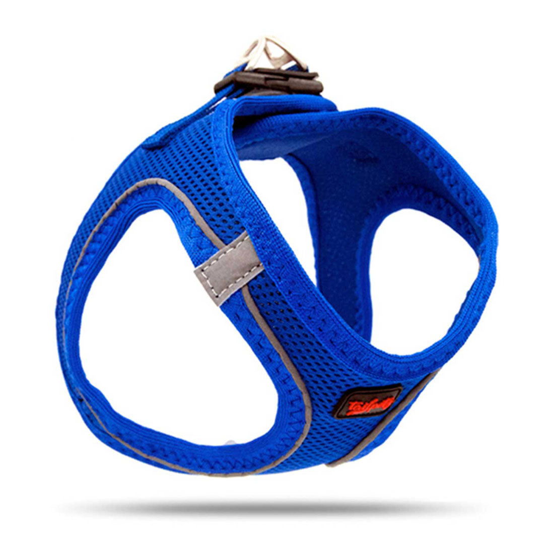 Tailpetz Air Mesh Harness Saks Mavi Köpek Göğüs Tasması L