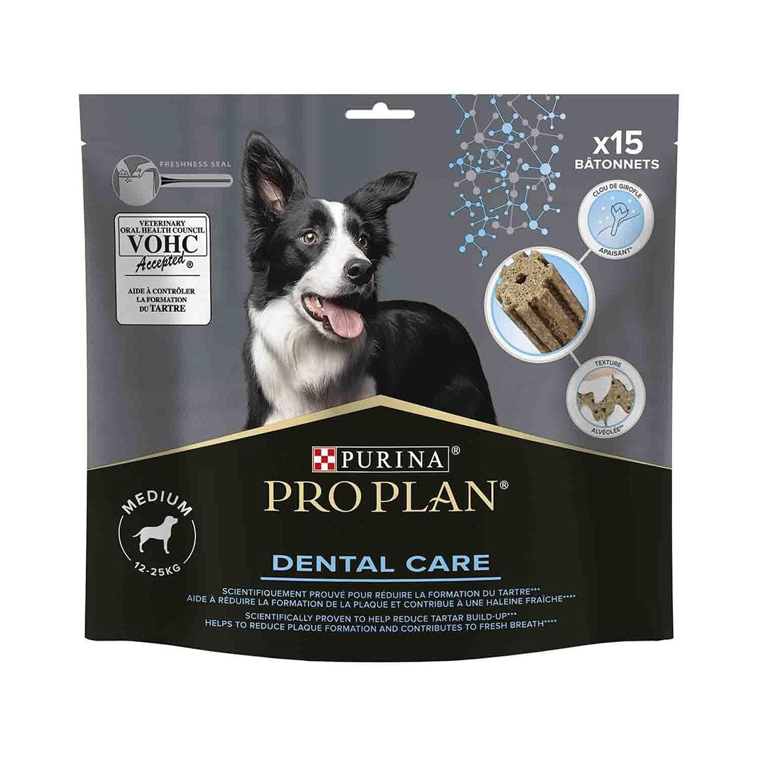 Pro Plan Dental Care Orta Irk Köpekler için Ödül Maması 345 gr (15 Stick)