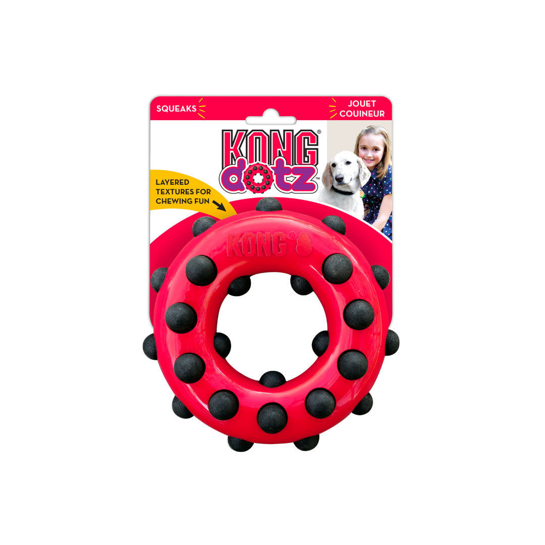 Kong Dotz Circle Shape Dog Toy L