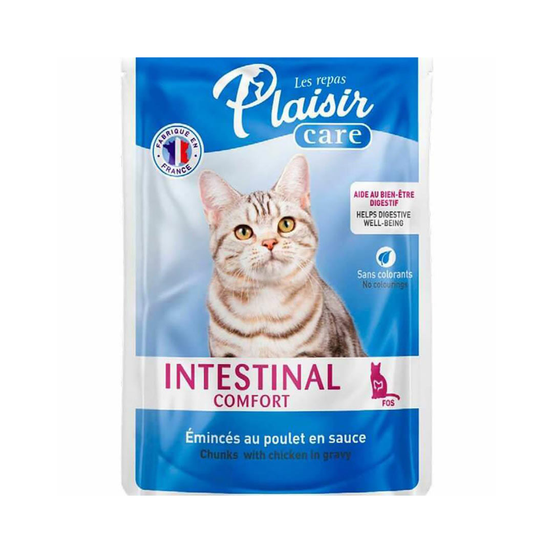 Plaisir Care Intestinal Comfort Sos İçinde Tavuklu Yetişkin Yaş Kedi Maması 85 gr