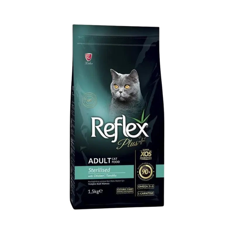Reflex Plus Kısırlaştırılmış Tavuklu Yetişkin Kedi Maması 1,5kg