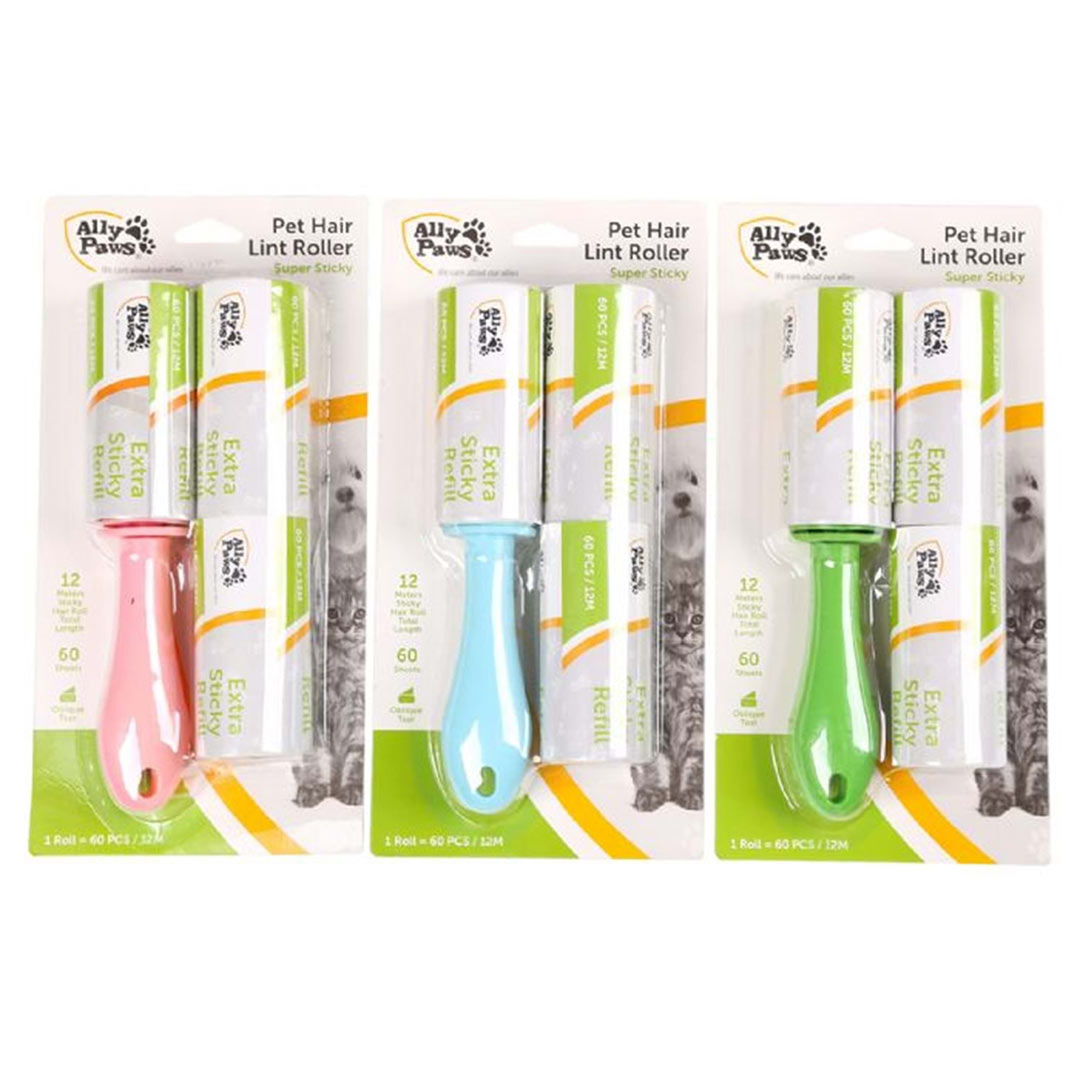 رول پشم گرفتگی Ally Paws 60 برگ + 2 رول اضافی