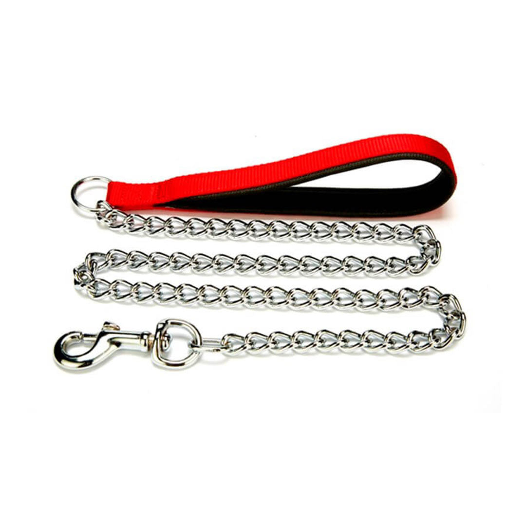 Doggie Comfort Dokuma Kırmızı Köpek Gezdirme Tasması 1,5x160 cm