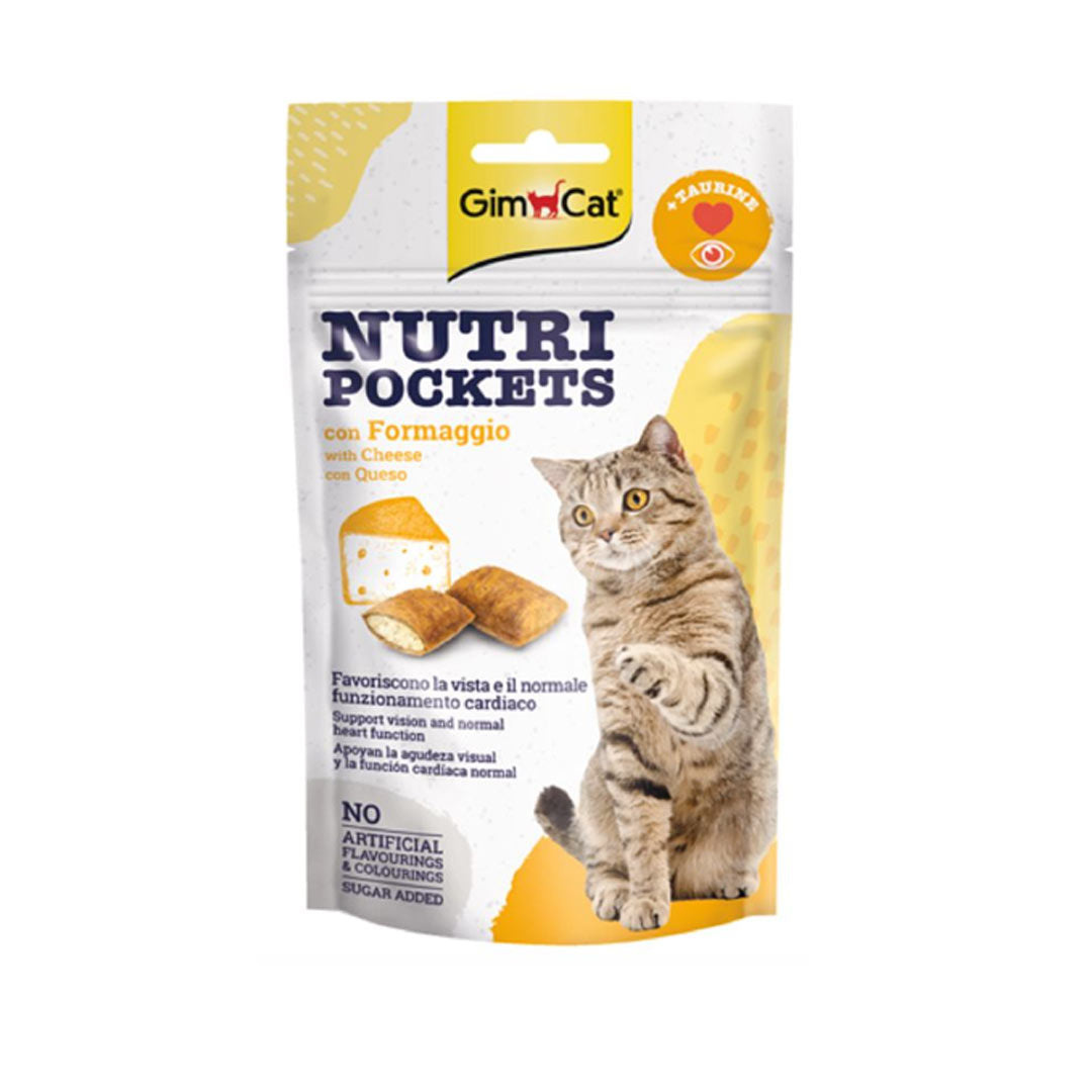 GimCat اسنک نوتری گربه با طعم پنیر حاوی تائورین