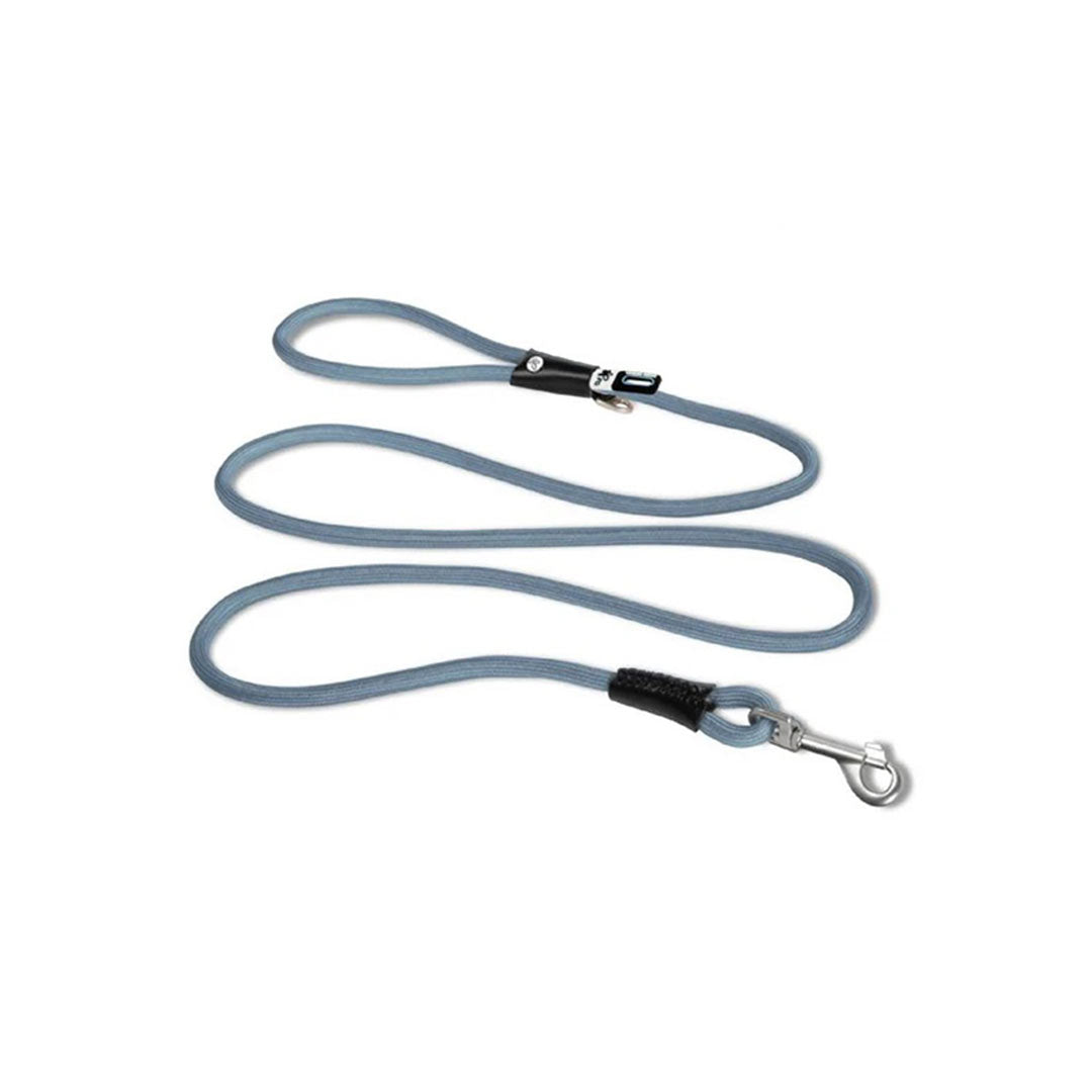 Curli Stretch Comfort Leash Elemental Blue Medium Dog Walking Strap