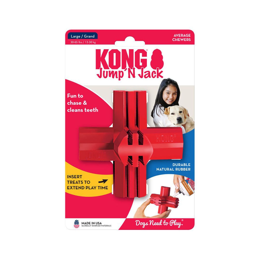 لعبة كونج جامب'ن جاك للعناية بالأسنان للكلاب كبيرة 11 سم