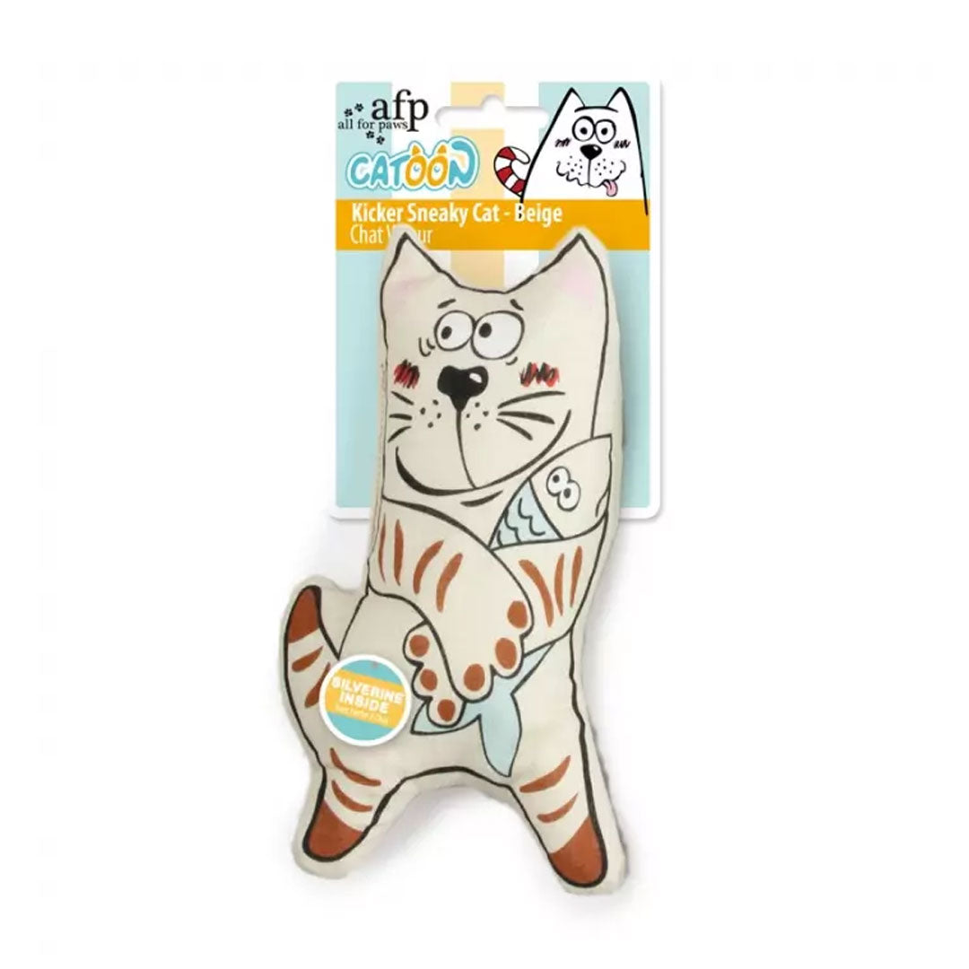 اسباب بازی سگ و گربه Afp Catoon با گیاه گربه