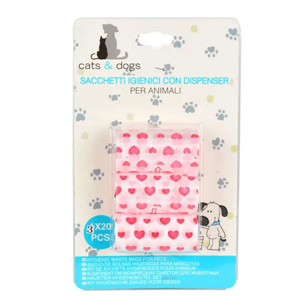 کیسه دفع مدفوع حیوانات خانگی فلیپ برای گربه ها و سگ ها (مجموعه 3 عددی)