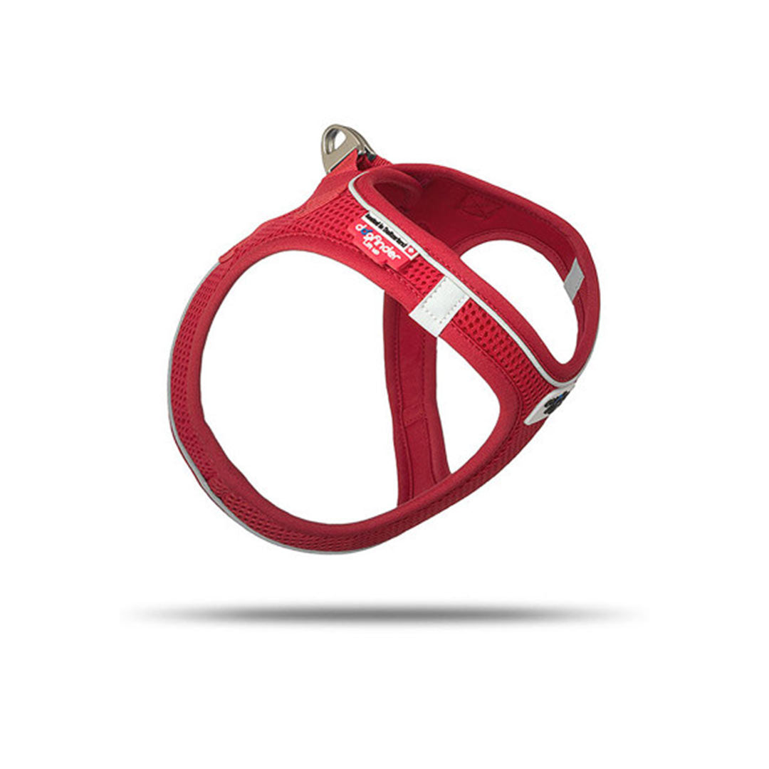 Curli Air-Mesh Magnetic Vest Kirmizi Köpek Göğüs Tasması S