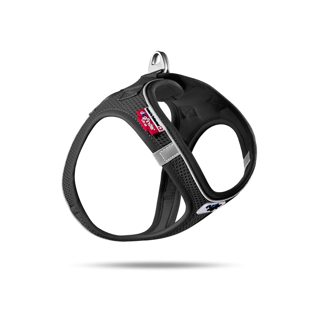 Curli Magnetic Vest Siyah Köpek Göğüs Tasması Small 40-45 Cm