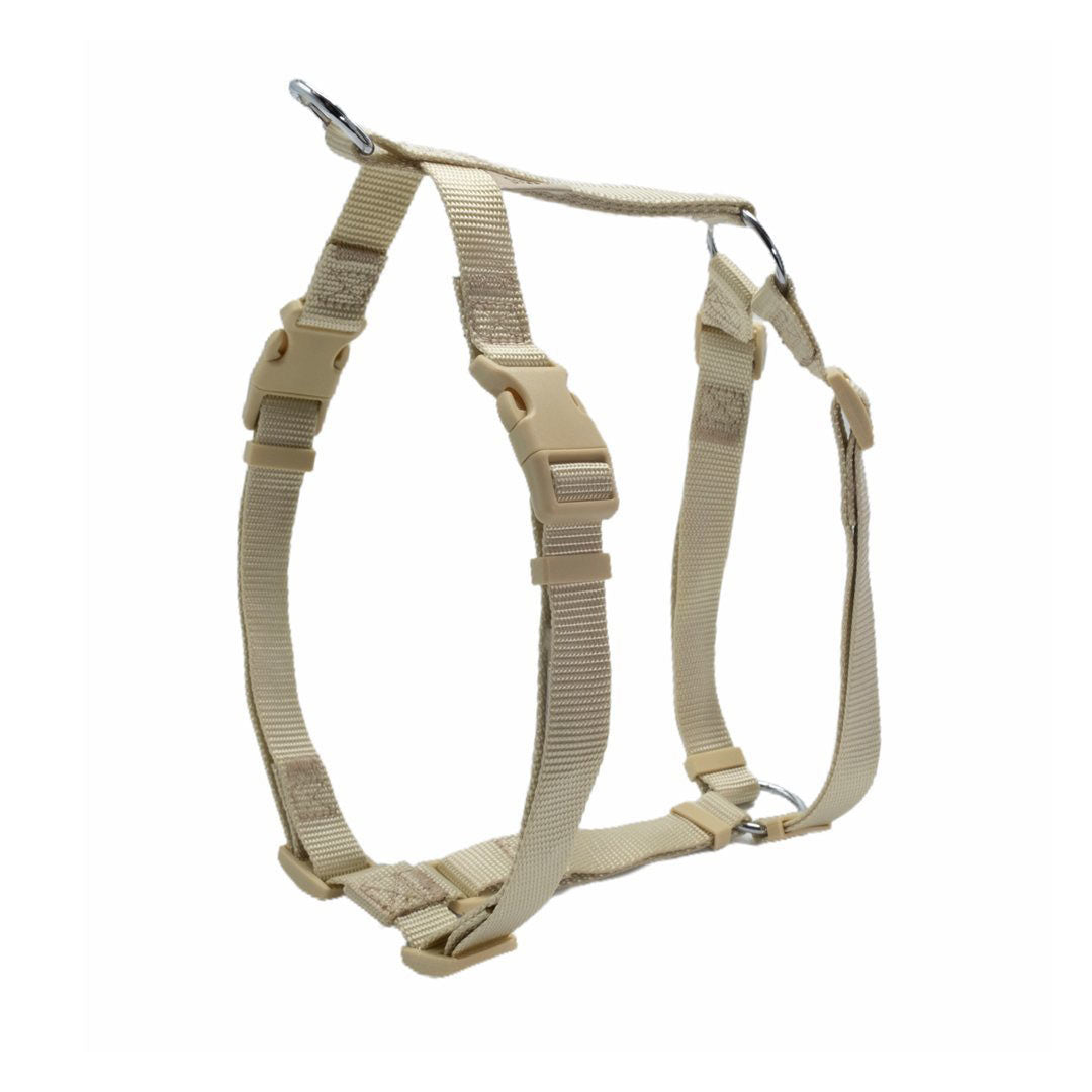 Doggie Ayarlı Dokuma Haki Köpek Göğüs Tasması 2x55-70Cm