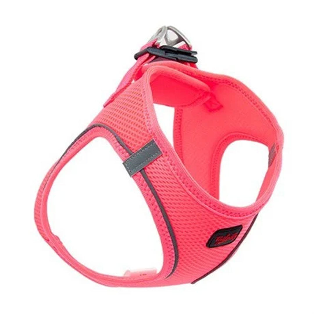 Tailpetz Air-Mesh Neon Pembe Köpek Göğüs Tasması XL