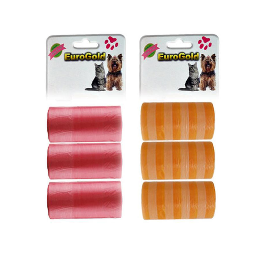 EuroGold Köpek Dışkı Toplama Poşeti 3 lü