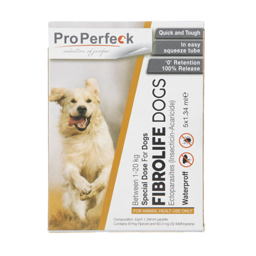 ProPerfeck قطرات البراغيث والقراد للقطط والكلاب 5 قطع