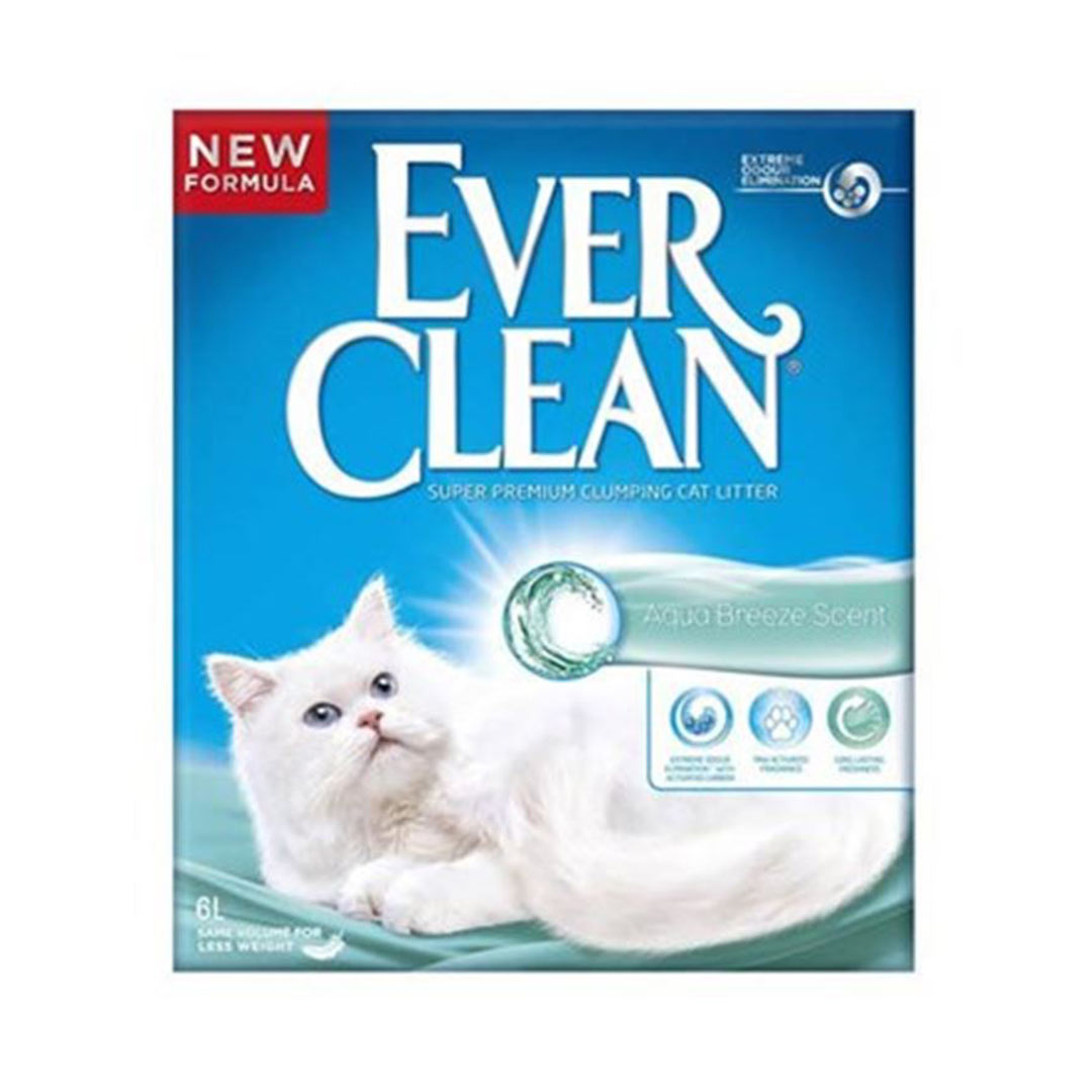 Ever Clean Aqua Breeze Okyanus Esintili Doğal Kedi Kumu 6lt