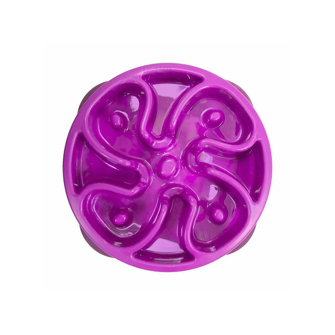 Dog Games Slo-Bowl Mor Köpek Yavaş Yeme Mama Kabı 24x4 Cm