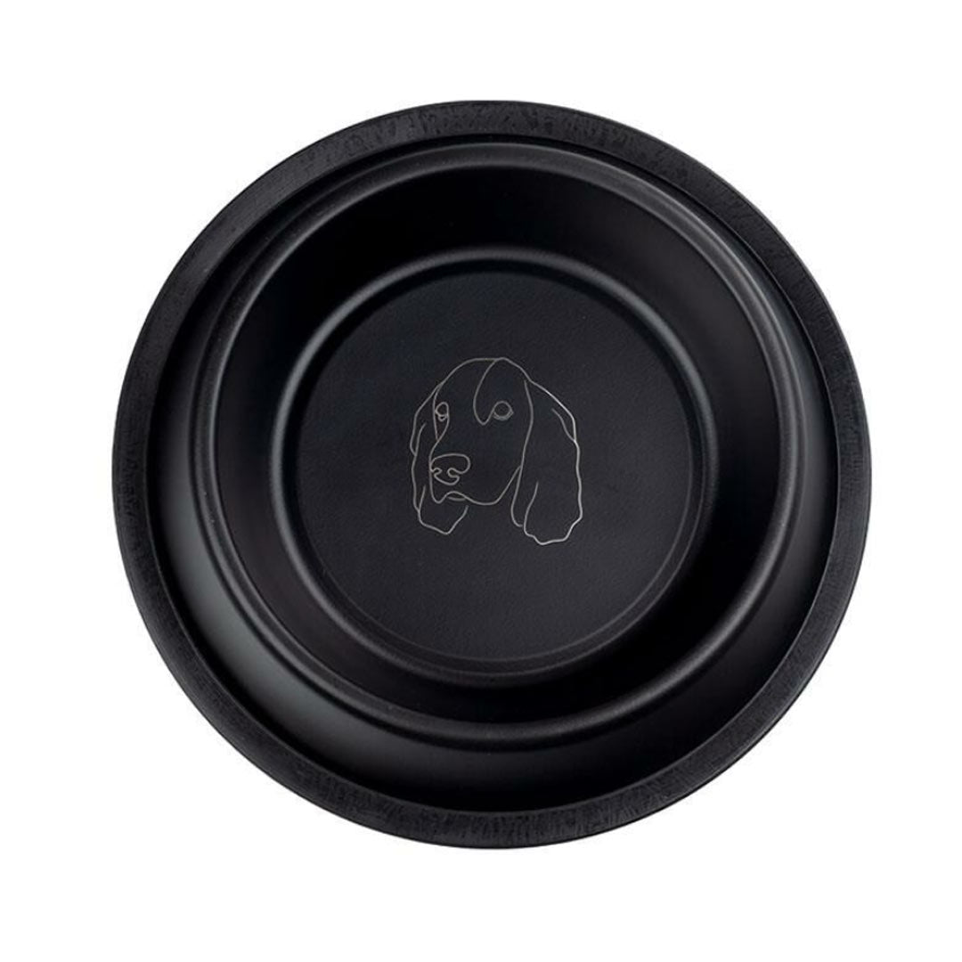 کاسه آب و غذای سگ EuroDog Oripet Asr Fpdl حکاکی لیزر 64 اونس