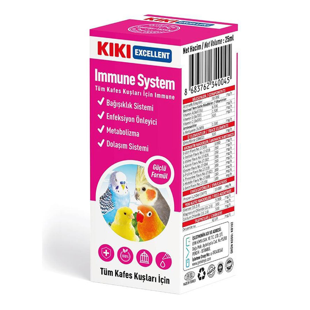 کیکی 25 میلی لیتر ویتامین تقویت کننده سیستم ایمنی عالی پرنده