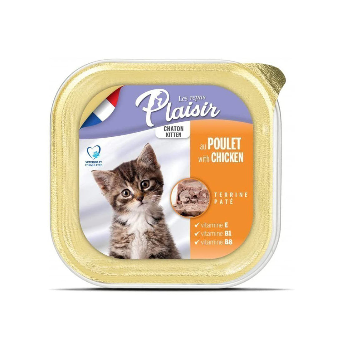 Plaisir Pate Ezme Tavulku Yavru Kedi Konservesi 100 Gr