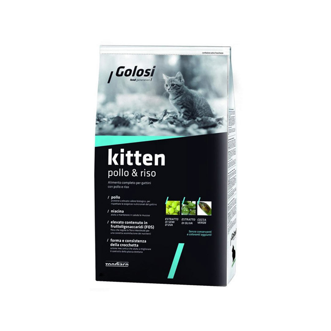 Golosi Kitten Tavuklu ve Pirinçli Yavru Kedi Maması 1.5kg