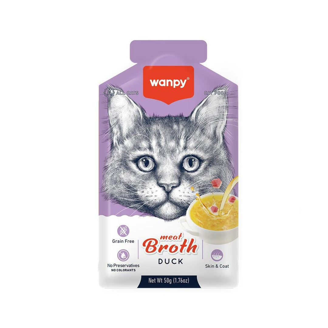 Wanpy Ördek Etli Tahılsız Kedi Çorbası 50gr