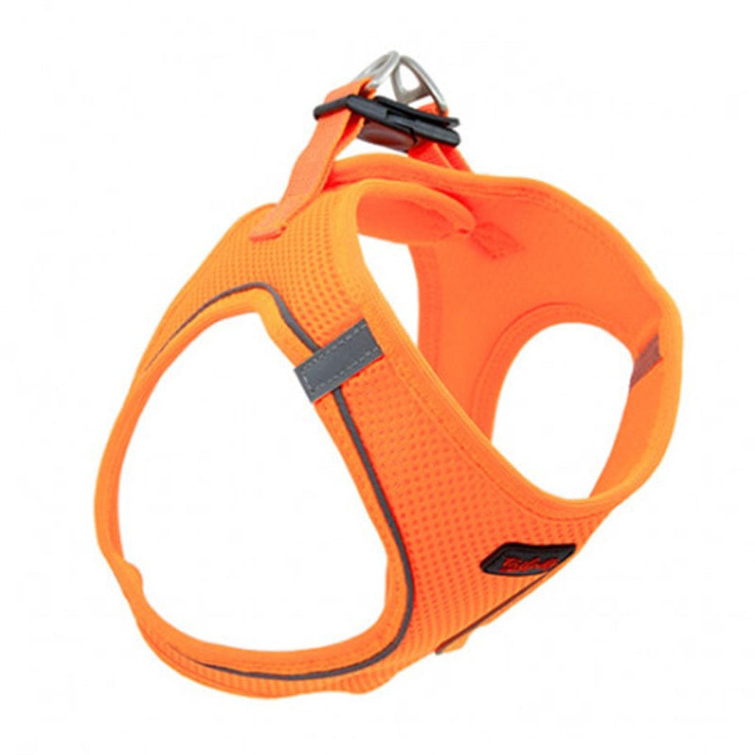 Tailpetz Neon Orange Air Mesh Dog Harness - L