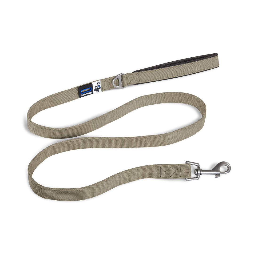 Curli Basic Tan Dog Walking Leash 140x1.5 cm