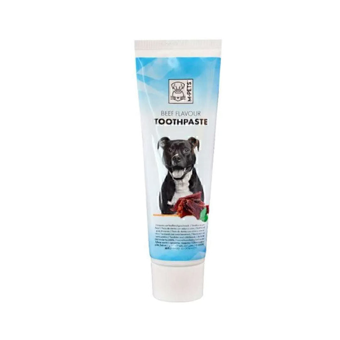 خمیر دندان با طعم گوشت گاو مخصوص سگ ها از برند ام-پتس 100 گرم