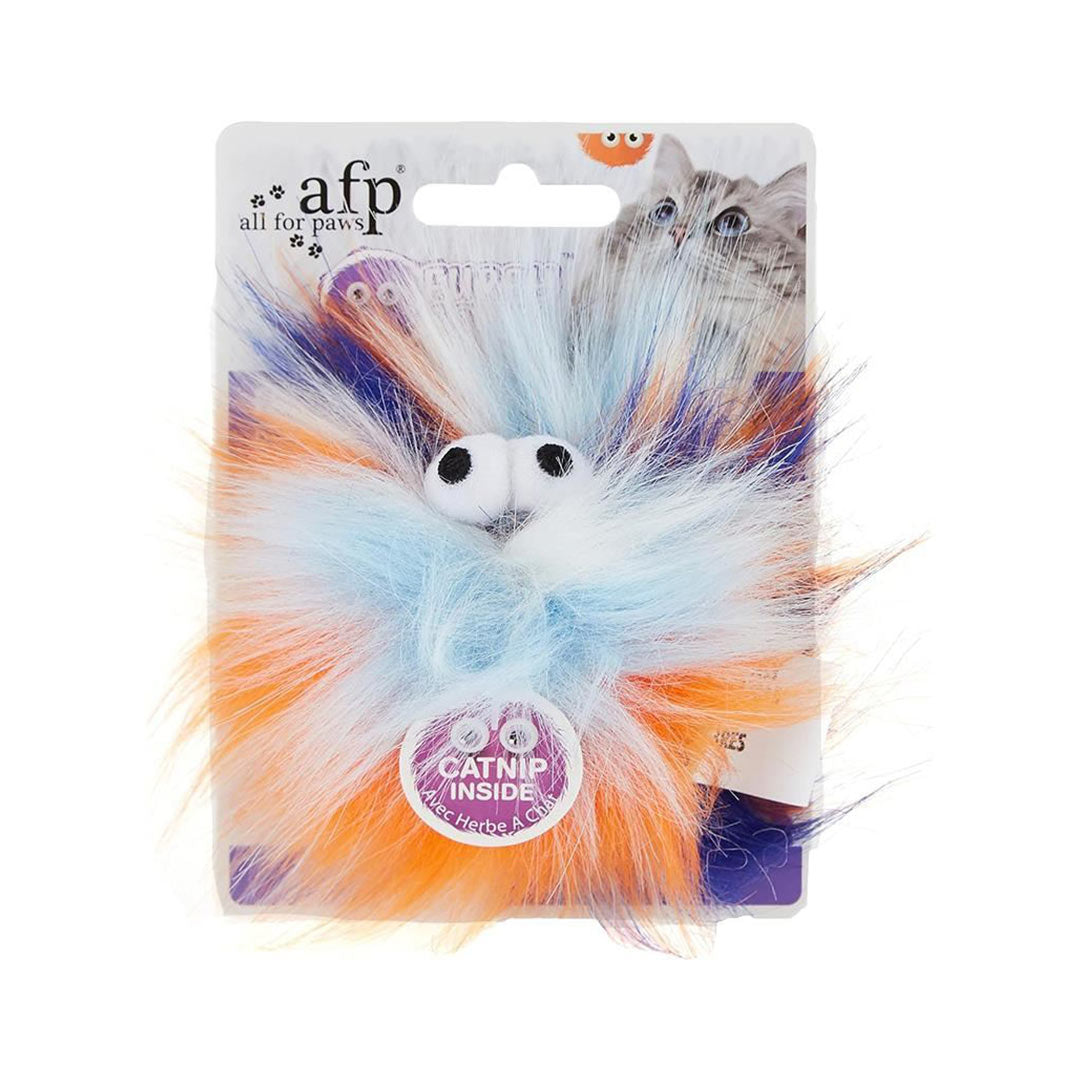 Afp Furry Ball Tüylü Renkli Catnipli Fare Kedi Oyuncağı