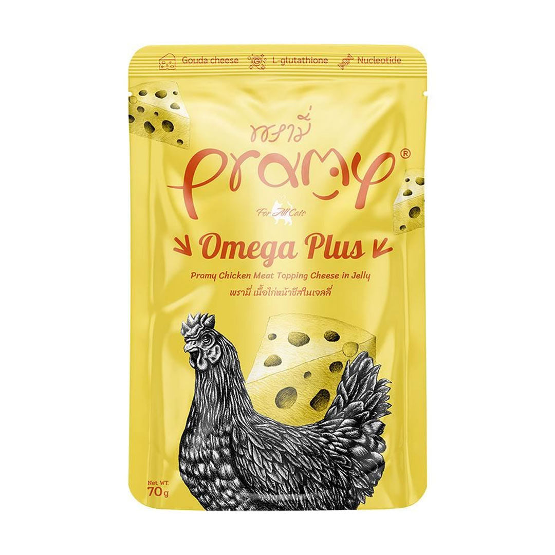 Pramy Jöle İçinde Tavuklu ve Peynirli Yetişkin Kedi Yaş Maması 70gr