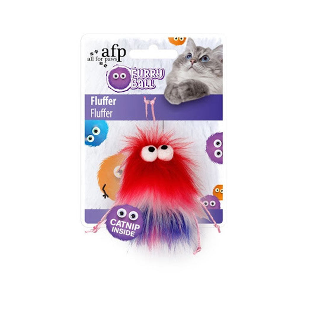 اف پی اف بال فلوفر مخصوص گربه با گیاه گربه, اسباب بازی قرمز گربه, 15x8x3.5 سانتیمتر