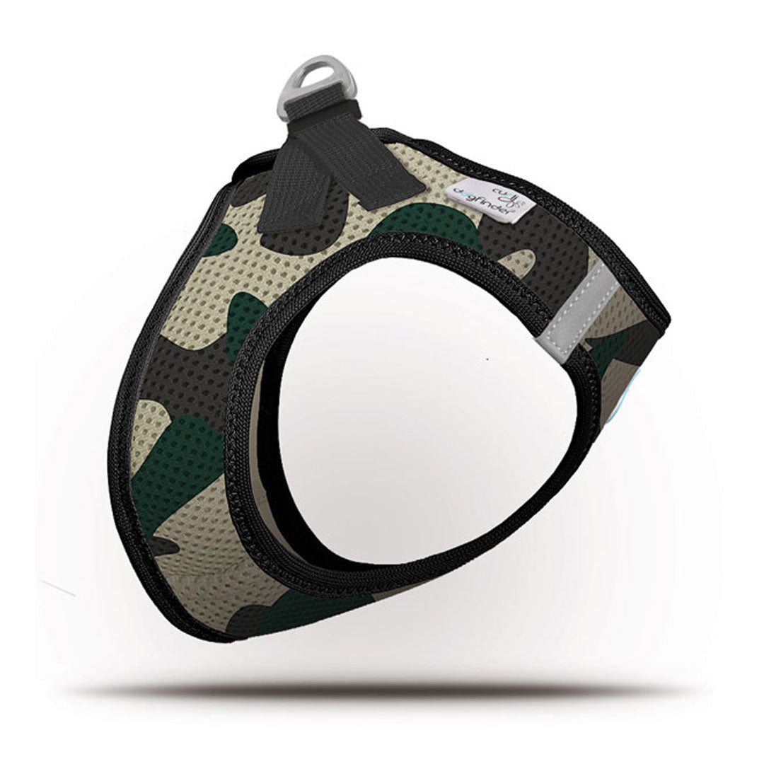 Curli Vest Air-Mesh Camo Köpek Göğüs Tasması XS 35-40 Cm