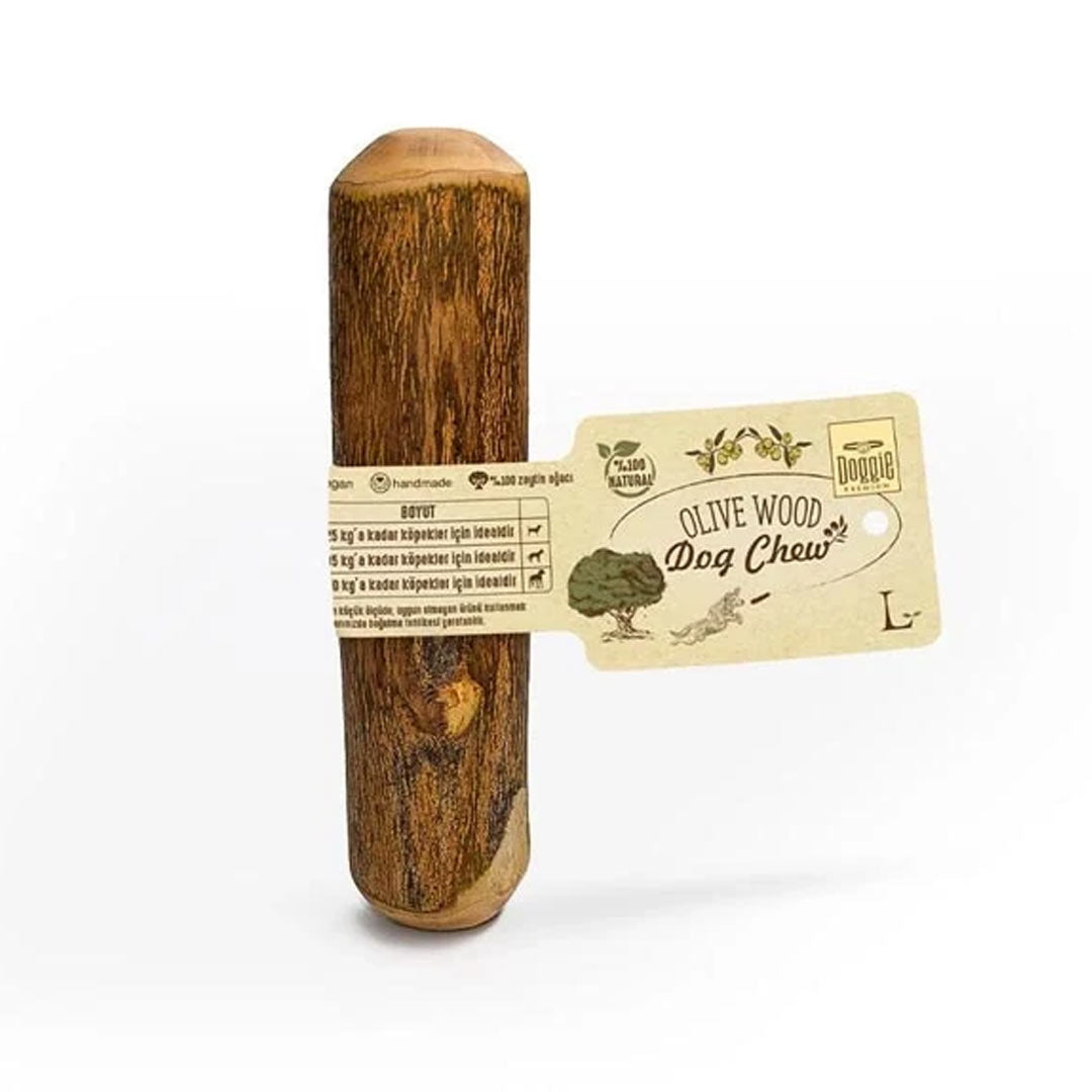 Dogige Doğal Zeytin Ağacı Köpek Çiğneme Oyuncağı Large