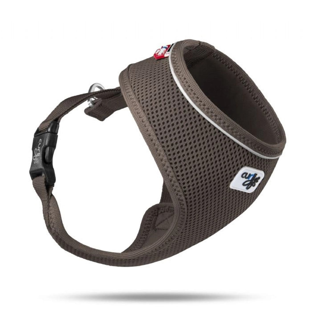 Curli Basic Air-Mesh Brown Dog Chest Harness XS
