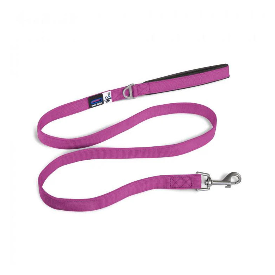 Curli Basic Fuchsia Renkli Naylon Köpek Tasması L 140 x 2cm