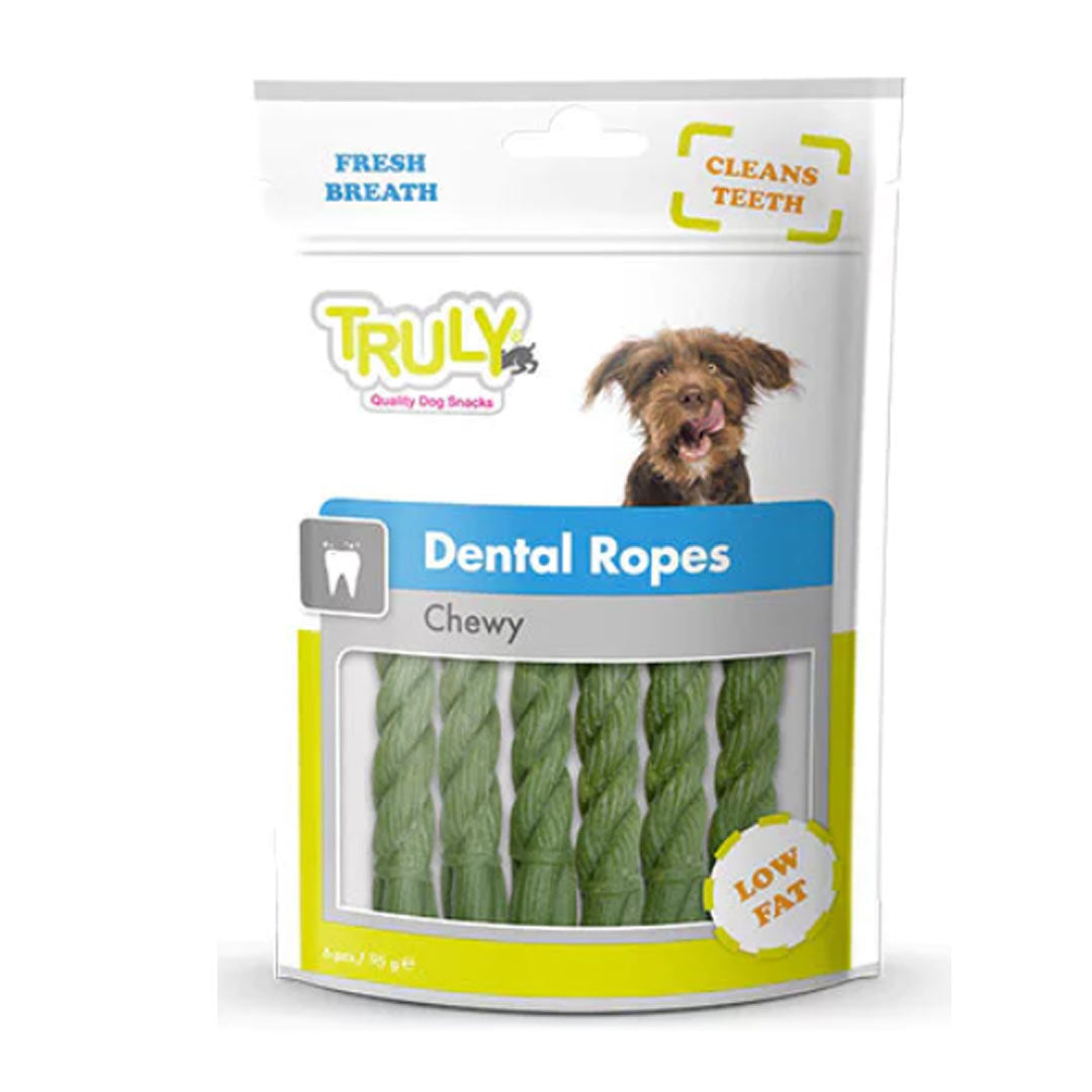 Truly اسنک طناب دندانی سگ کم چرب 95 گرم