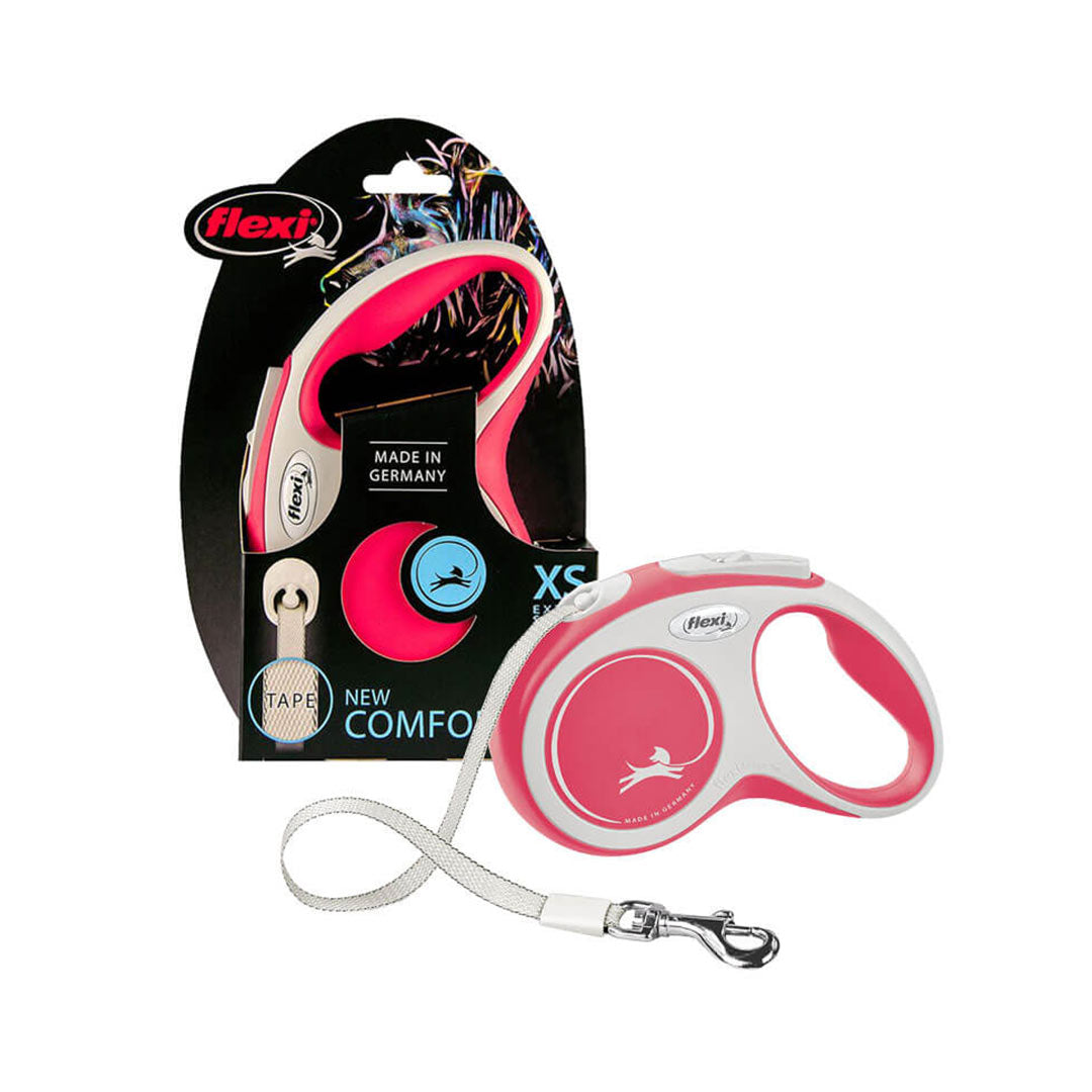 Flexi New Classic Automatic Red Retractable Leash XS, 3M