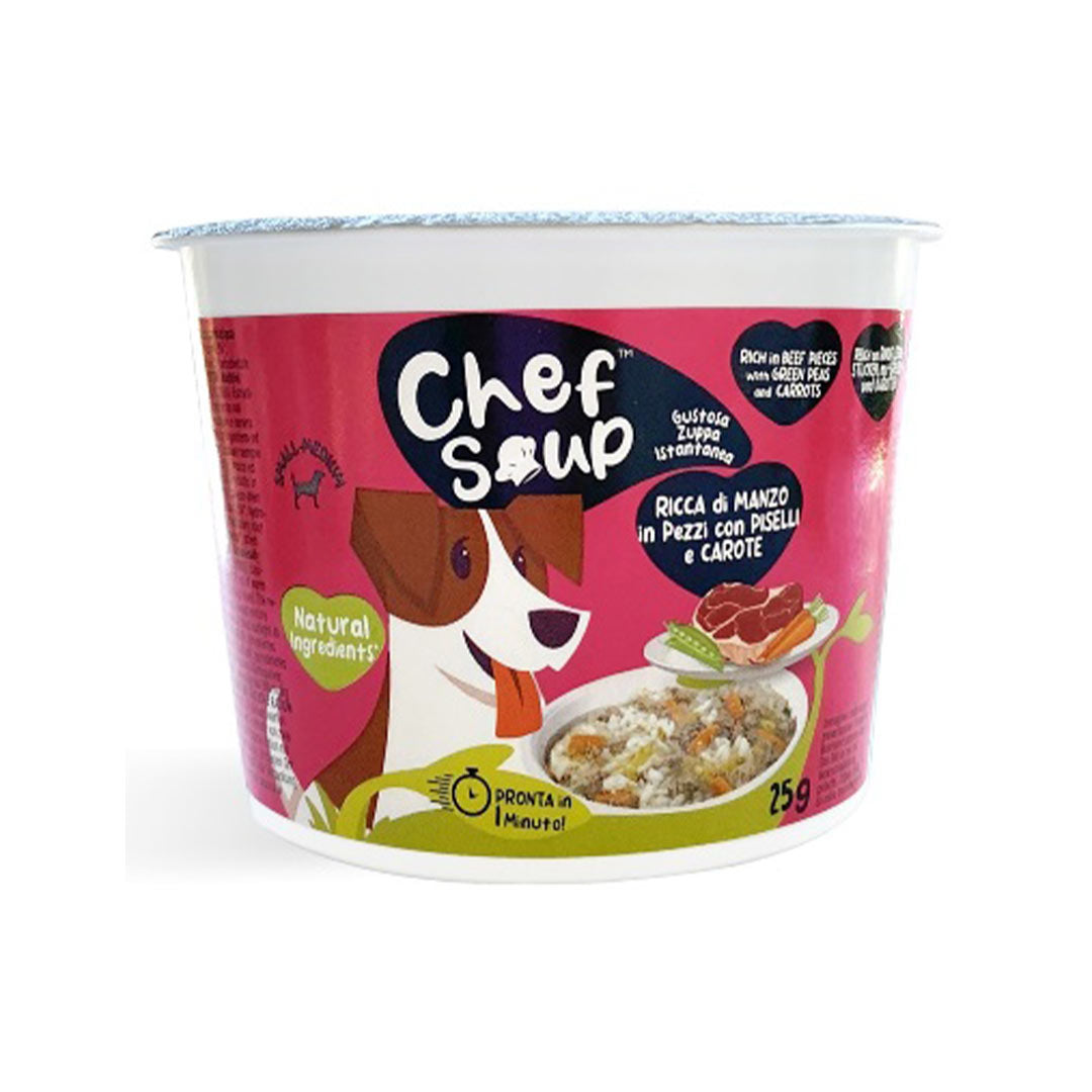 سوپ آماده شف با گوشت، نخود فرنگی و هویج 25 گرم