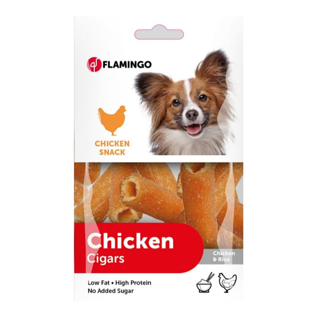 Flamingo Chickn Tavuklu & Pirinçli Rulo Köpek Ödülü 85gr