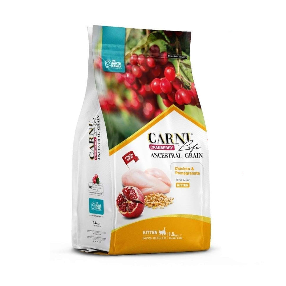 Carni Life Tavuklu ve Narlı Yavru Kedi Maması 5 kg