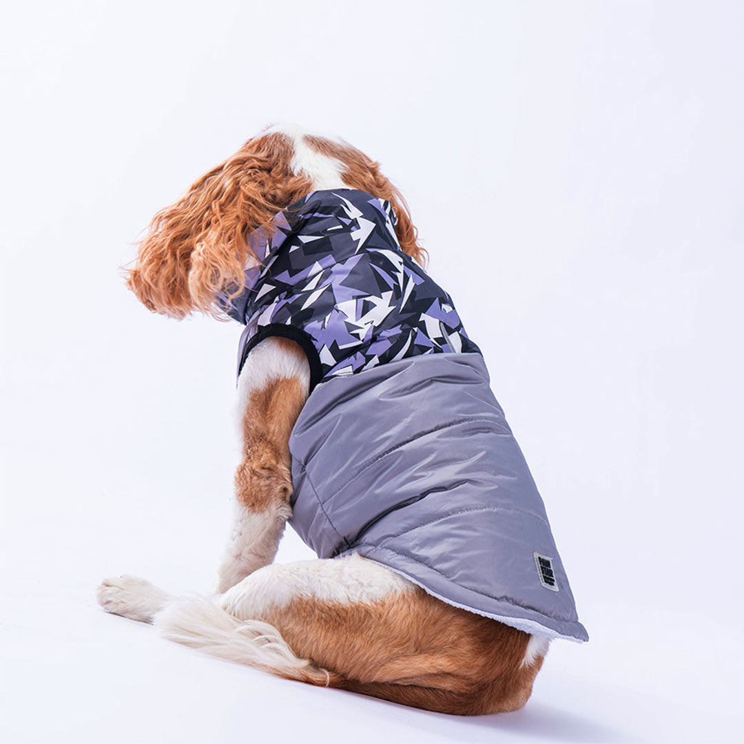 باؤستر رمادي دياميترو بوفسترك جاكيت مطرية للكلاب