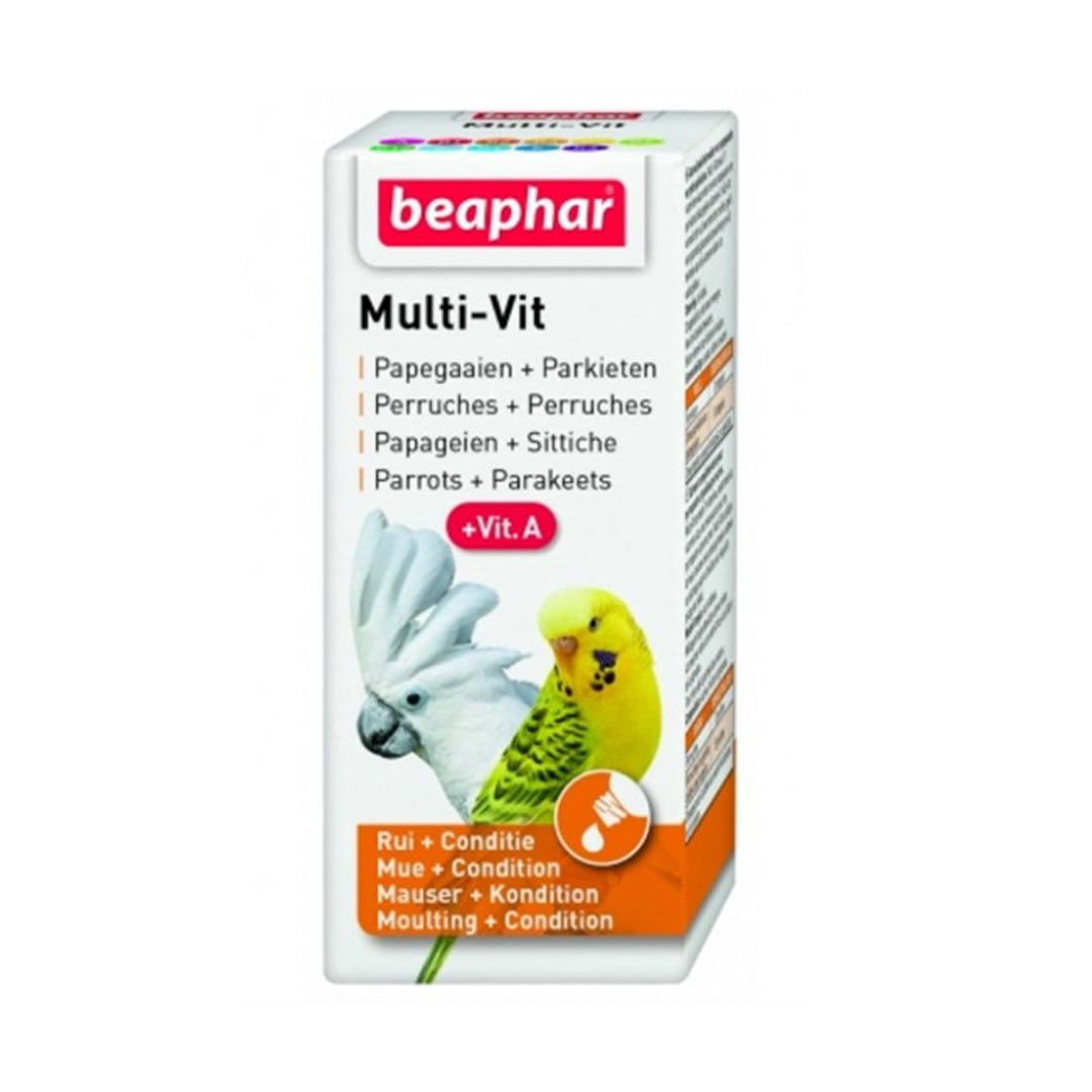 Beaphar Papağanlar ve Büyük Muhabbet Kuşları İçin Multivitamin 20 ml