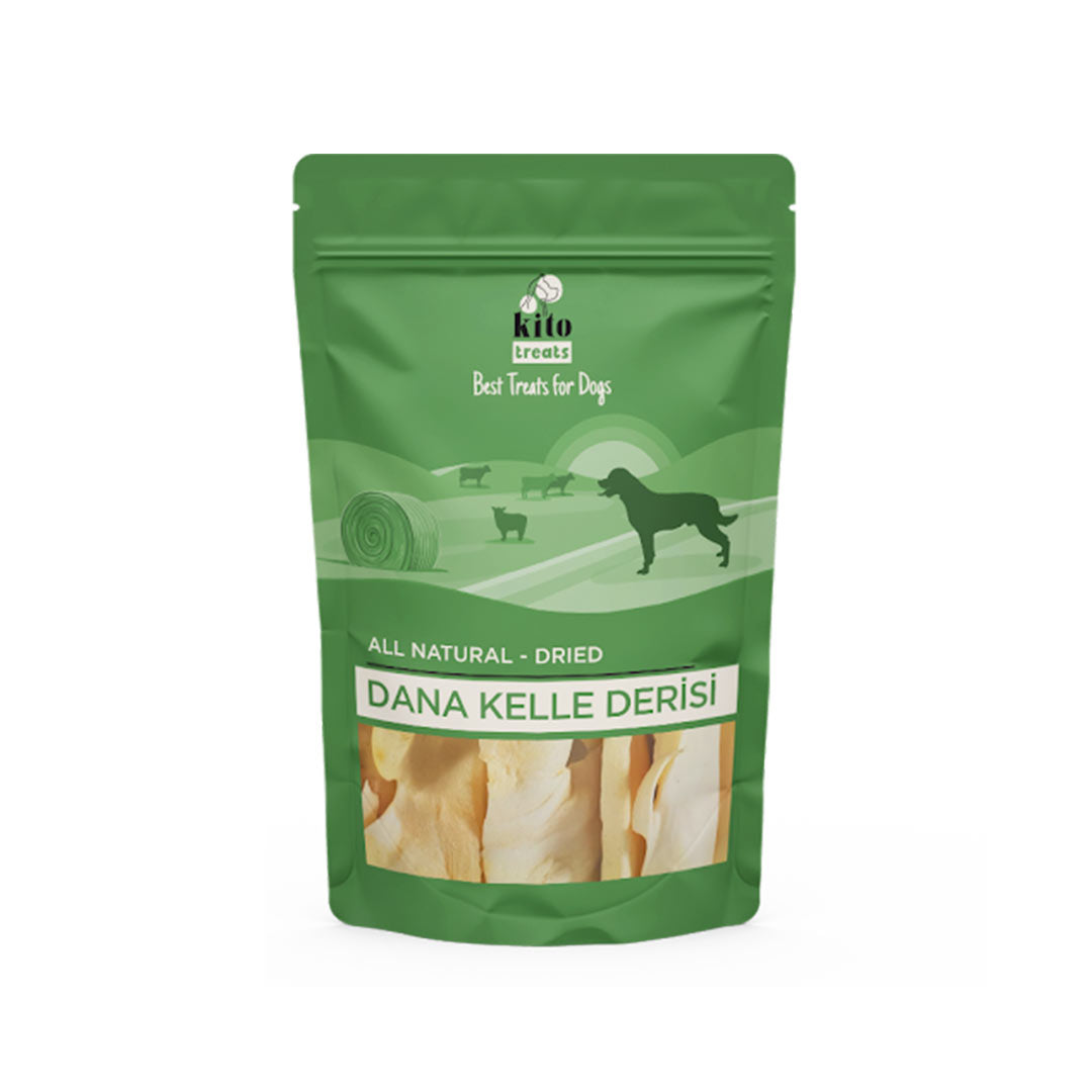 Kito Kurutulmuş Dana Kelle Derisi Köpek Ödülü 100 gr