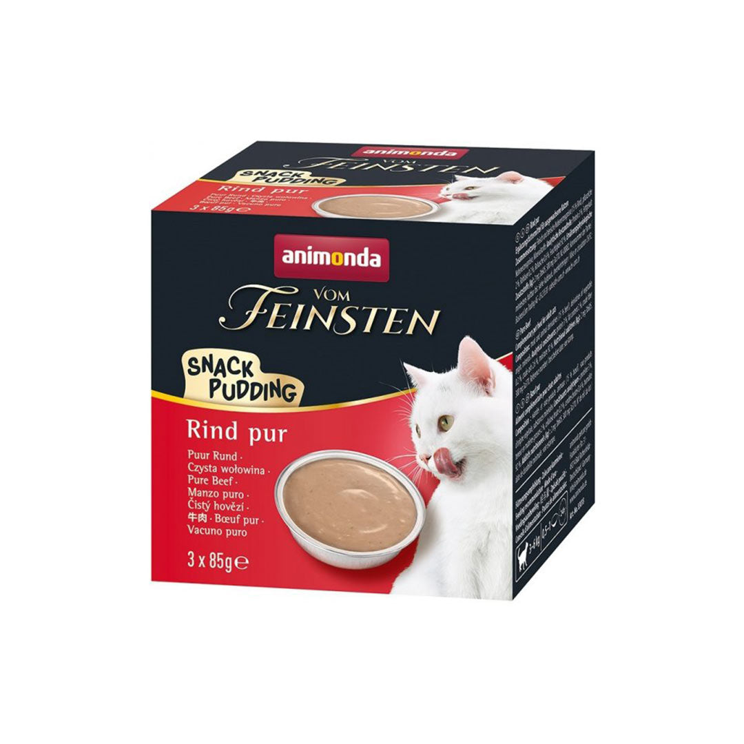 Animonda Vom Feinsten Adult Cat Pudding With Beef 3x85gr