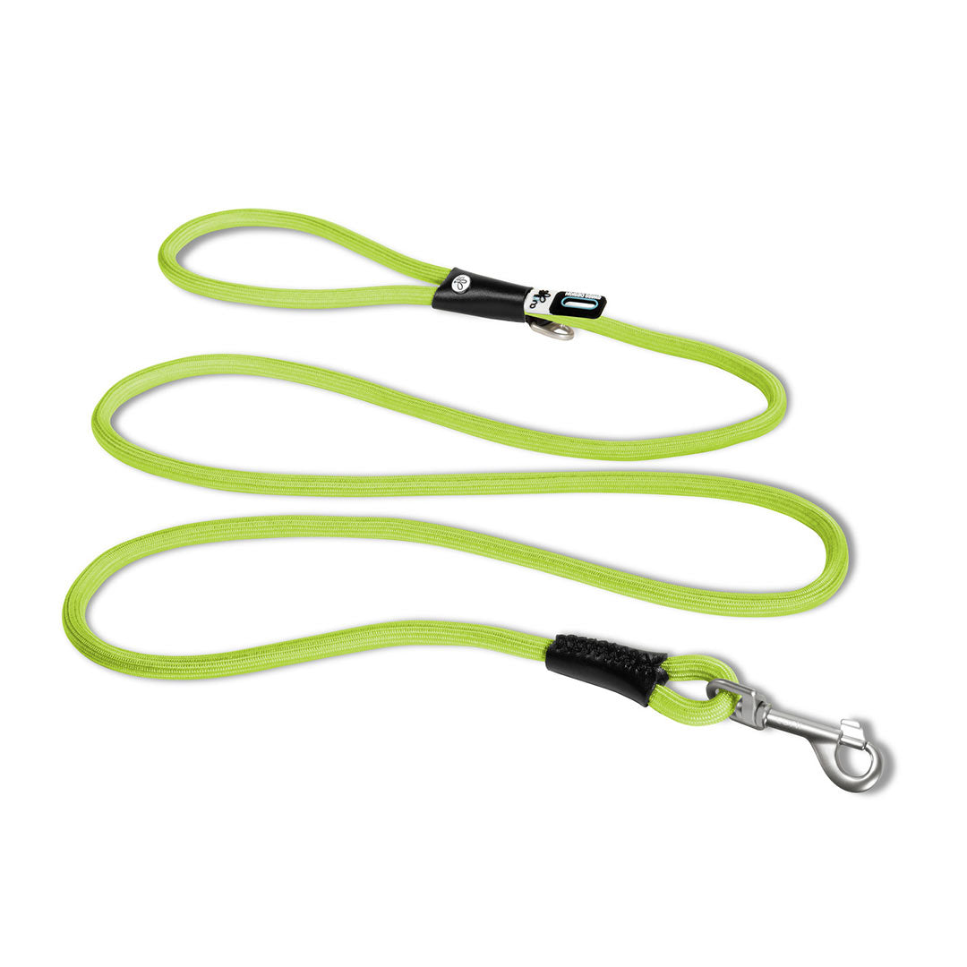Curli Stretch Comfort Lime Dog Leash Large
