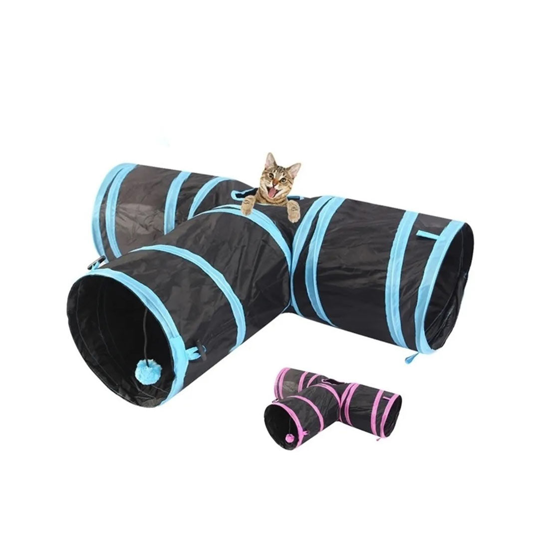 Pawise Üç Yollu Kedi Oyun Tüneli 30x25x80cm