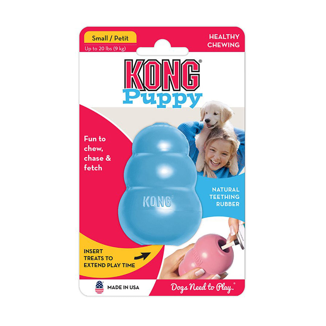 لعبة الكلب للسلالات الصغيرة من Kong Puppy بحجم 8 سم