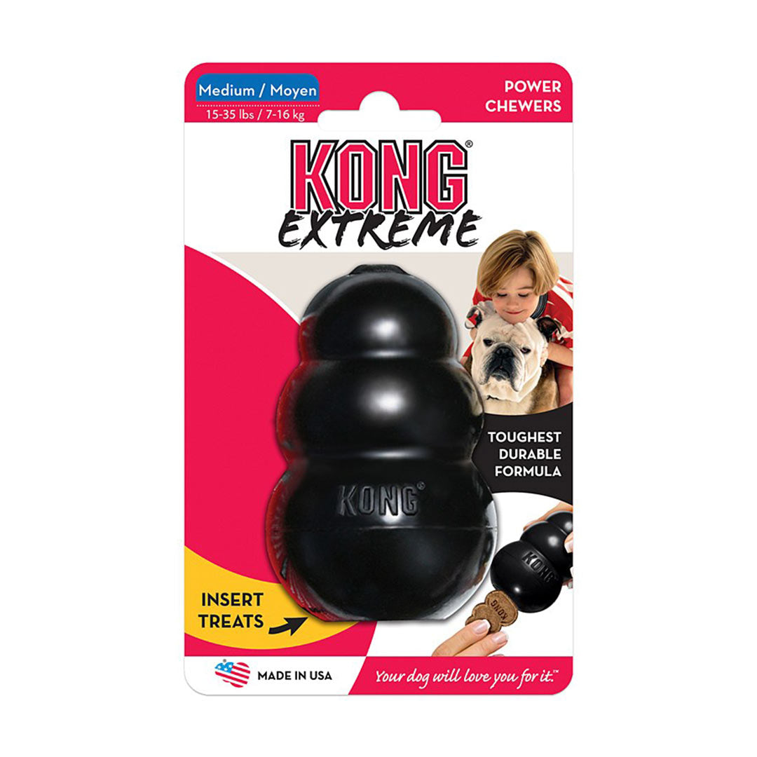 لعبة الكلب المطاطية Kong Extreme مع حاوية للجوائز M